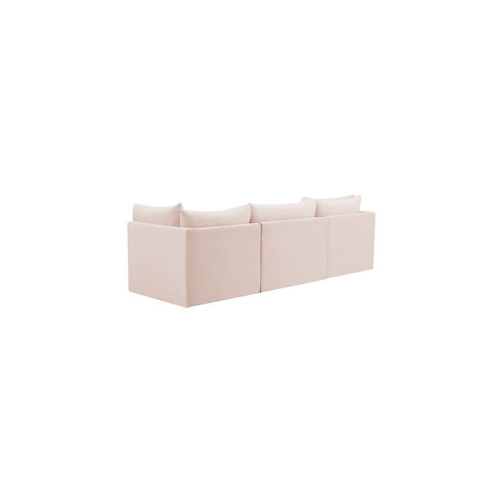 Jacob Pink Velvet Modular Sofa