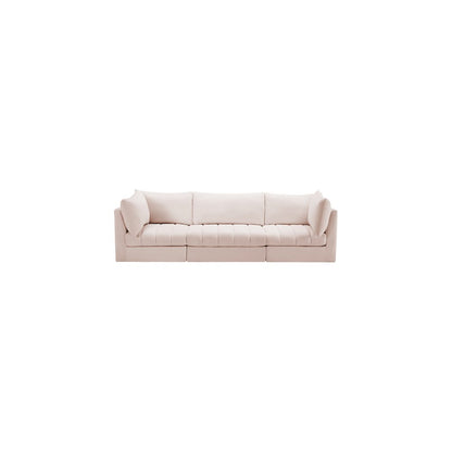 Jacob Pink Velvet Modular Sofa