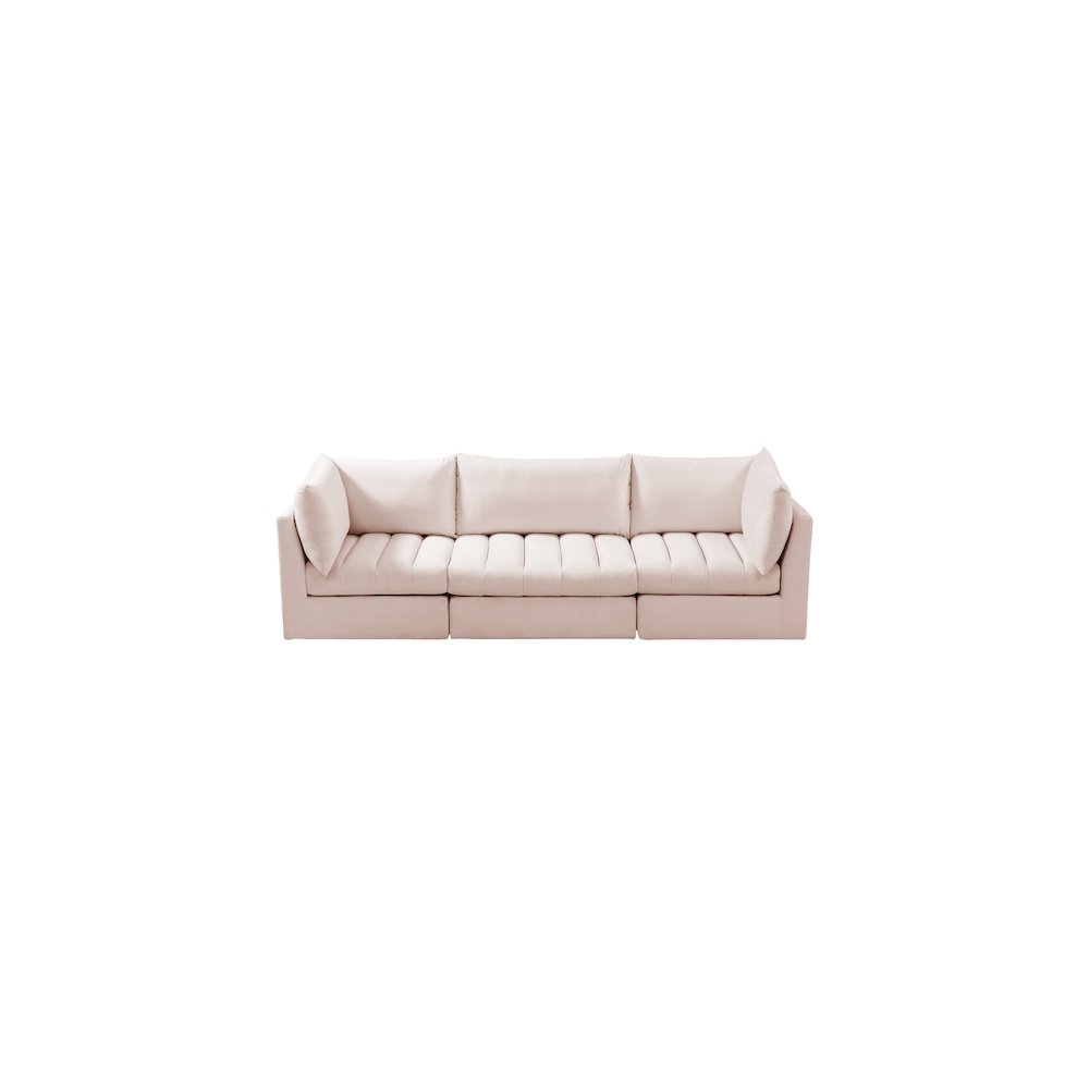 Jacob Pink Velvet Modular Sofa