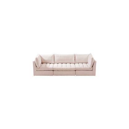 Jacob Pink Velvet Modular Sofa