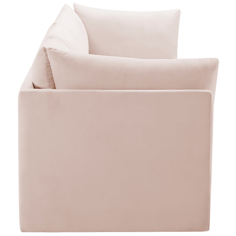 Jacob Pink Velvet Modular Sofa