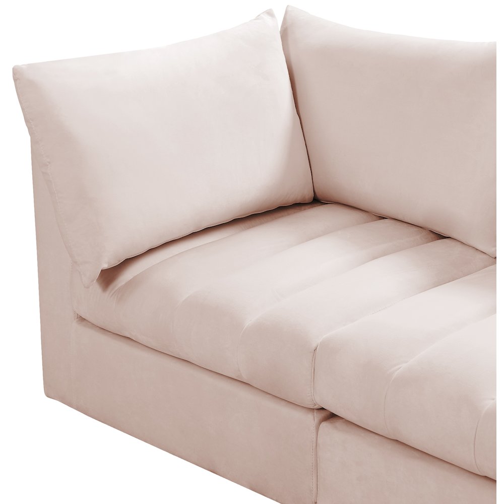 Jacob Pink Velvet Modular Sofa