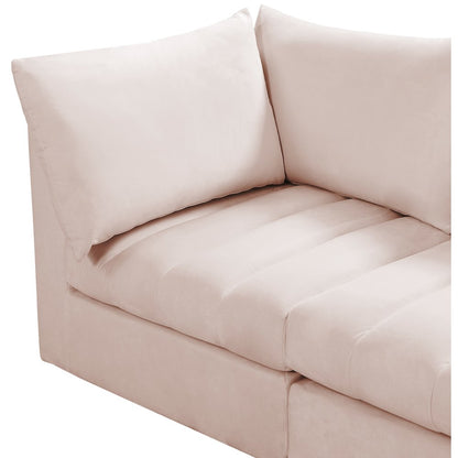 Jacob Pink Velvet Modular Sofa