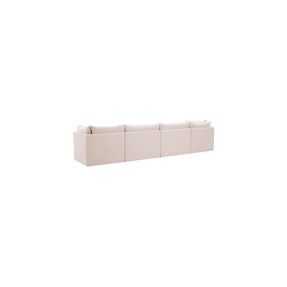 Jacob Pink Velvet Modular Sofa