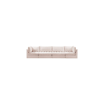Jacob Pink Velvet Modular Sofa