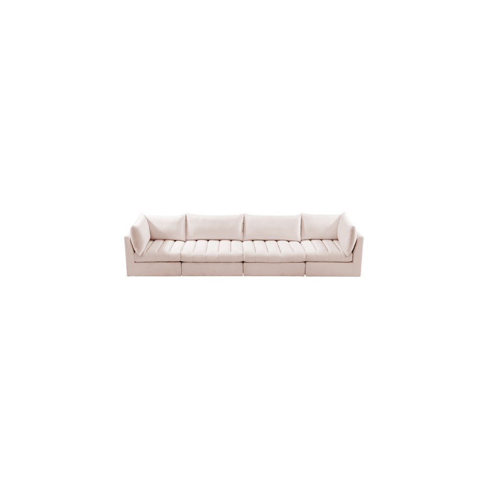Jacob Pink Velvet Modular Sofa