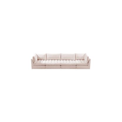 Jacob Pink Velvet Modular Sofa