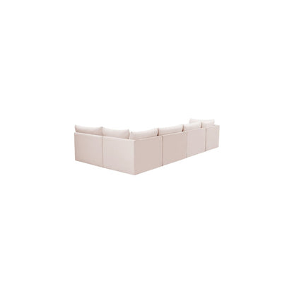 Jacob Pink Velvet Modular Sectional