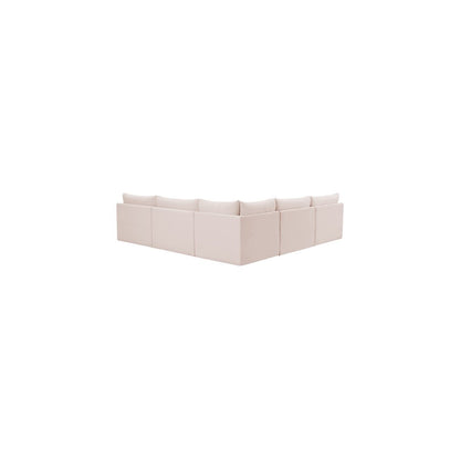 Jacob Pink Velvet Modular Sectional