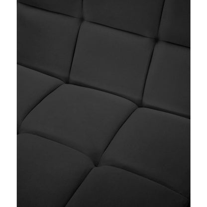 Relax Black Velvet Modular Sofa