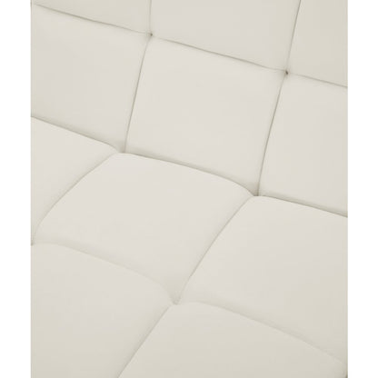 Relax Cream Velvet Armless Chair