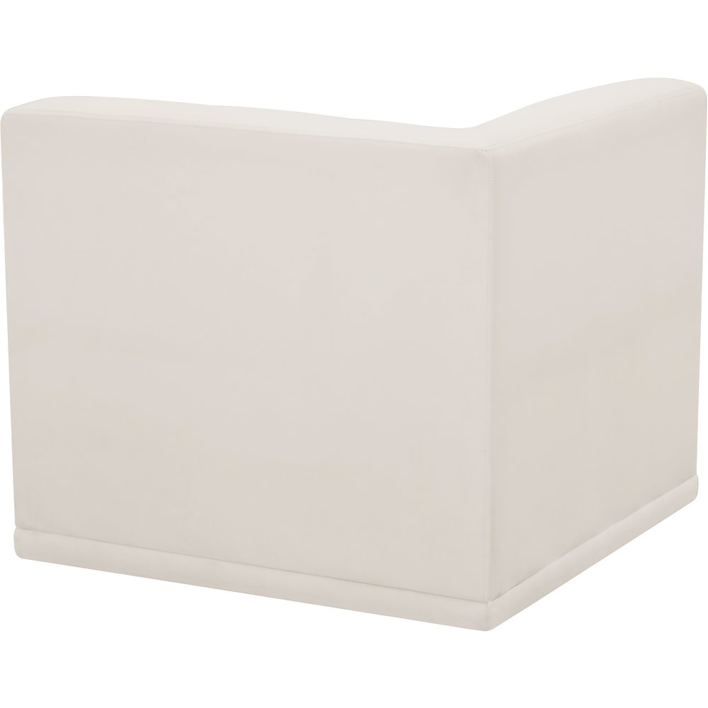 Relax Cream Velvet Corner Chair