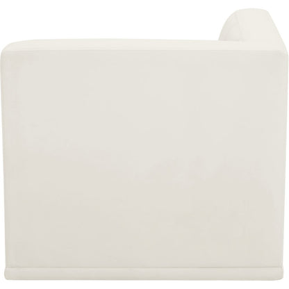 Relax Cream Velvet Corner Chair