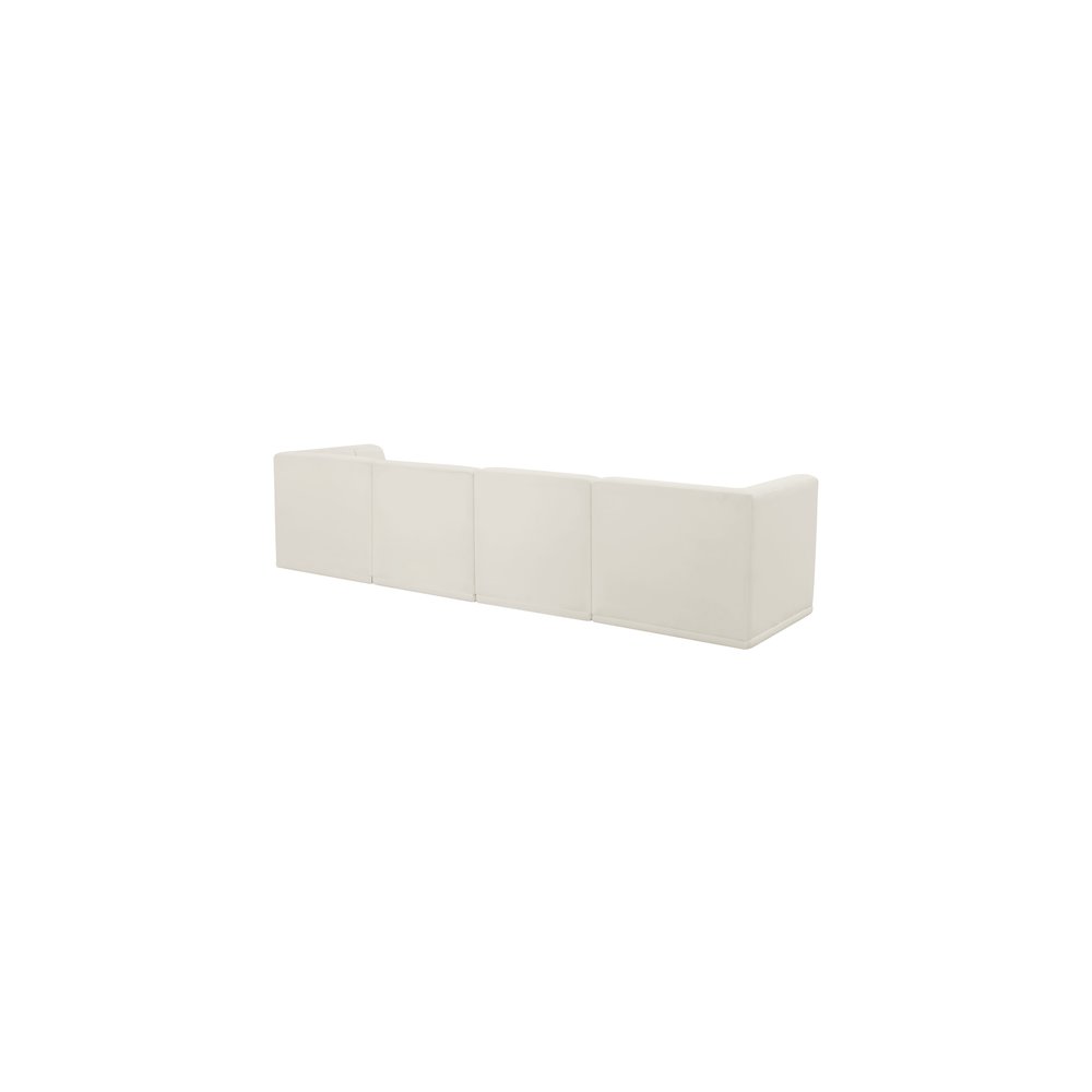 Relax Cream Velvet Modular Sofa