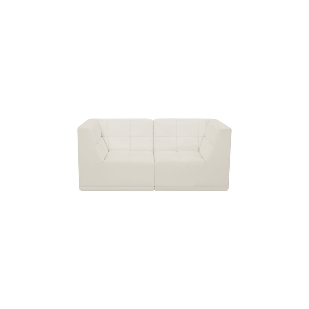 Relax Cream Velvet Modular Sofa