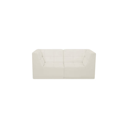 Relax Cream Velvet Modular Sofa