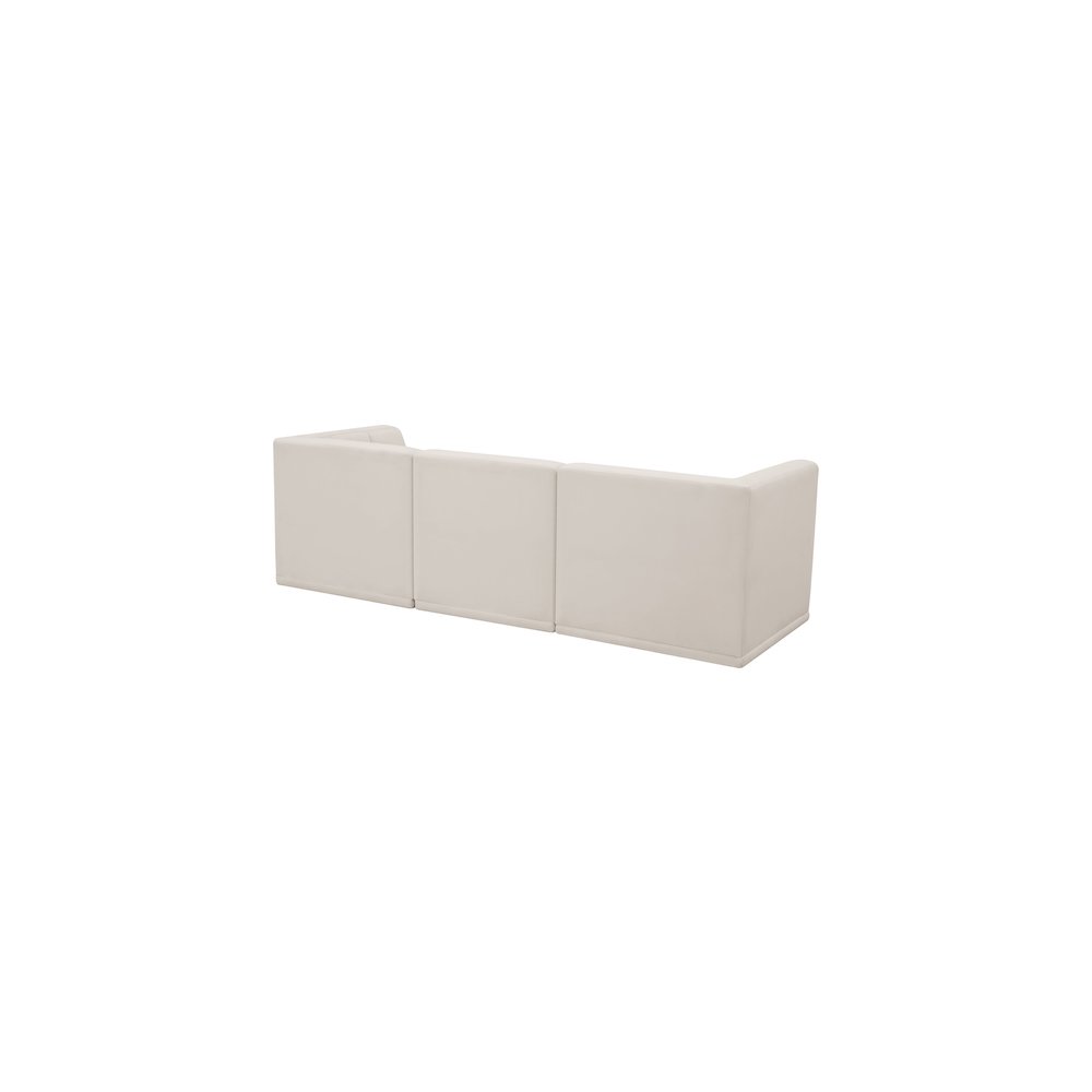 Relax Cream Velvet Modular Sofa