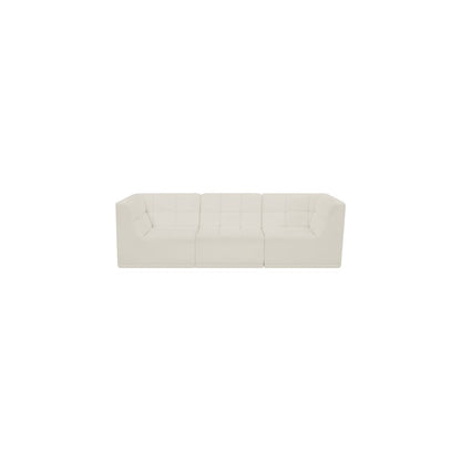 Relax Cream Velvet Modular Sofa