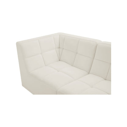 Relax Cream Velvet Modular Sectional
