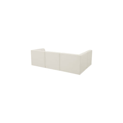 Relax Cream Velvet Modular Sectional