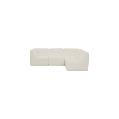 Relax Cream Velvet Modular Sectional