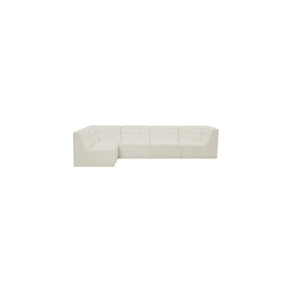 Relax Cream Velvet Modular Sectional