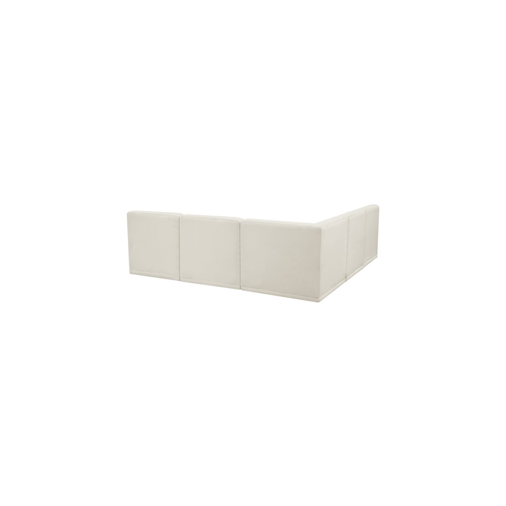 Relax Cream Velvet Modular Sectional