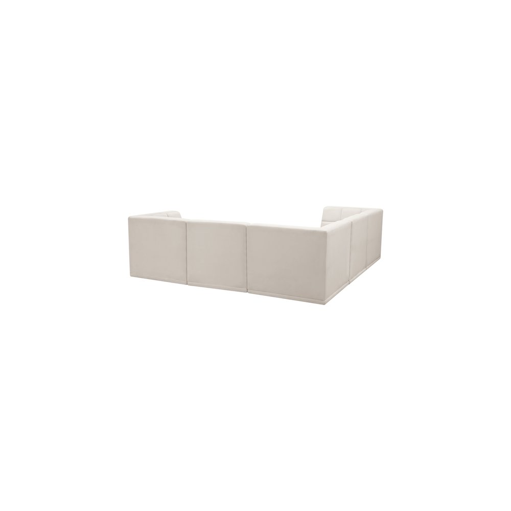 Relax Cream Velvet Modular Sectional