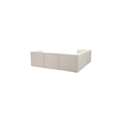 Relax Cream Velvet Modular Sectional