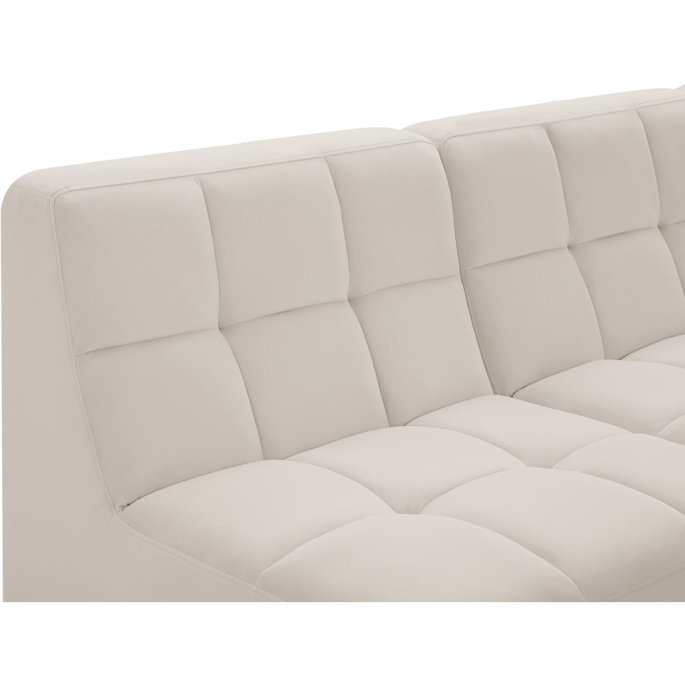 Relax Cream Velvet Modular Sectional