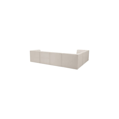 Relax Cream Velvet Modular Sectional