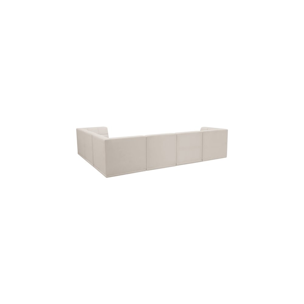 Relax Cream Velvet Modular Sectional