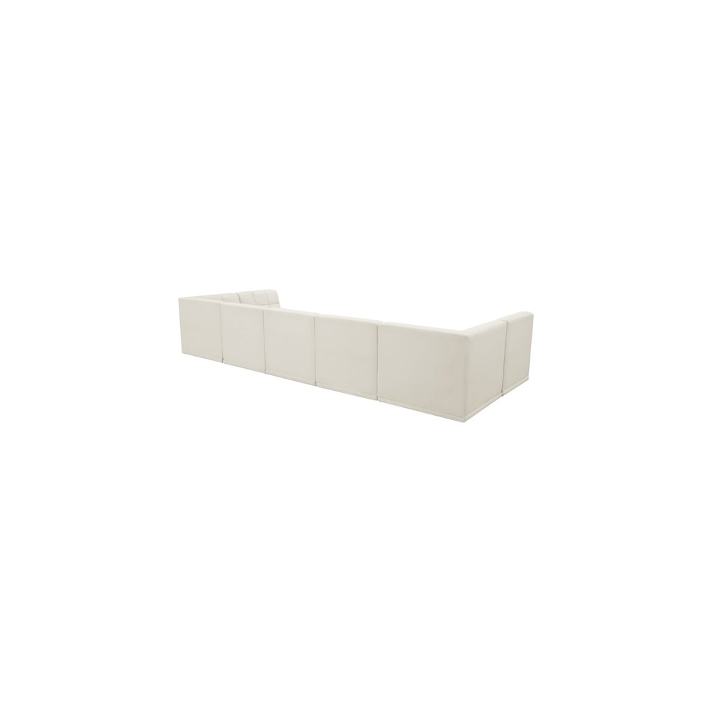 Relax Cream Velvet Modular Sectional