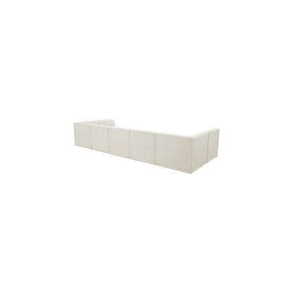 Relax Cream Velvet Modular Sectional