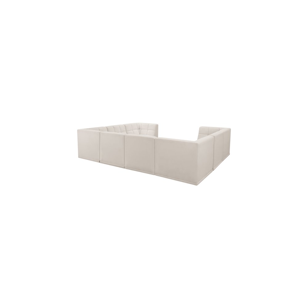 Relax Cream Velvet Modular Sectional