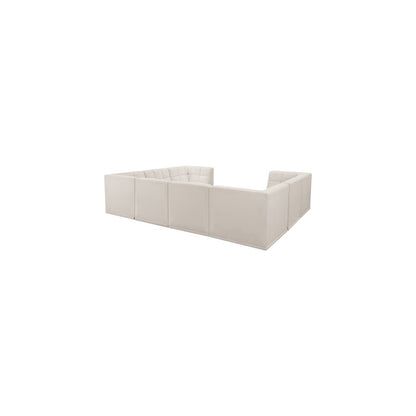 Relax Cream Velvet Modular Sectional