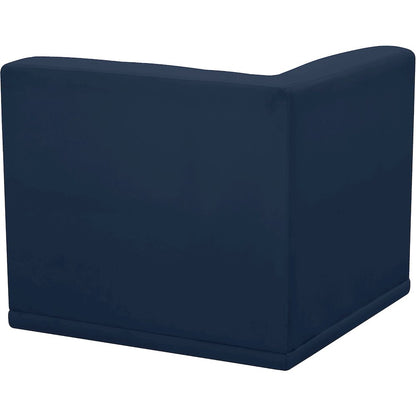 Relax Navy Velvet Corner Chair