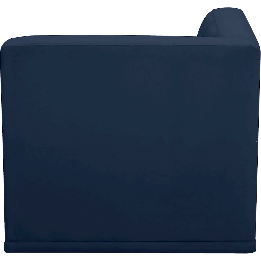 Relax Navy Velvet Corner Chair