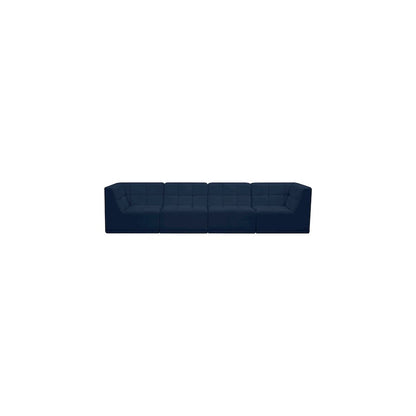 Relax Navy Velvet Modular Sofa
