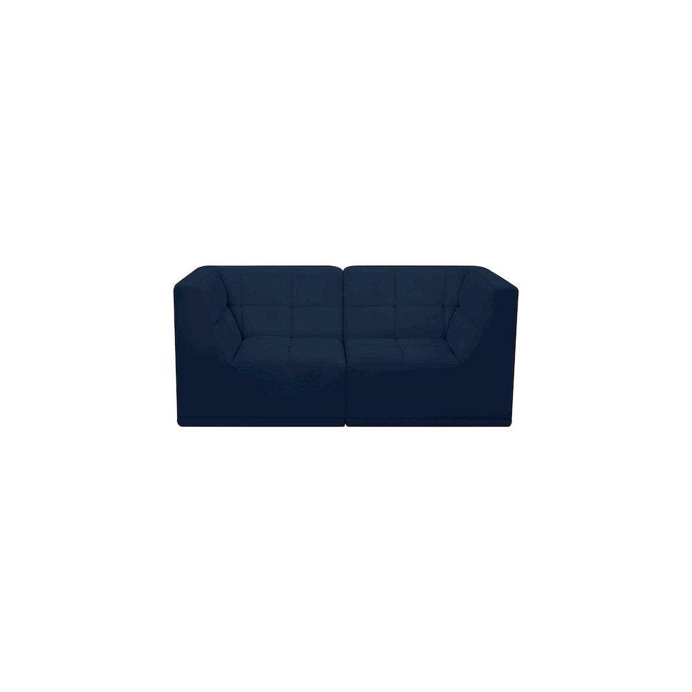 Relax Navy Velvet Modular Sofa