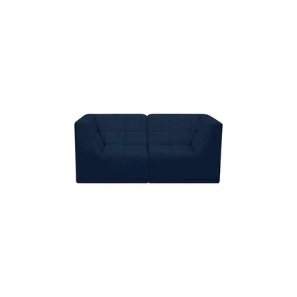Relax Navy Velvet Modular Sofa