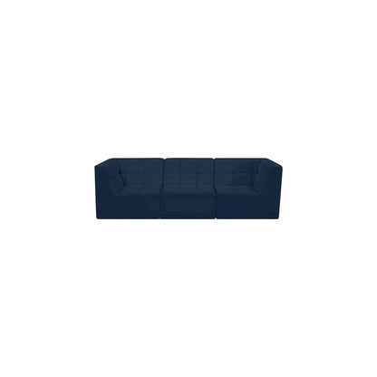 Relax Navy Velvet Modular Sofa
