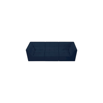 Relax Navy Velvet Modular Sofa