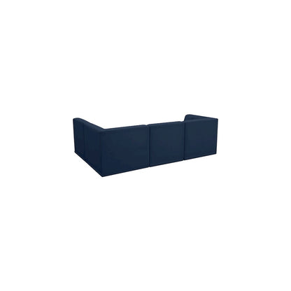 Relax Navy Velvet Modular Sectional
