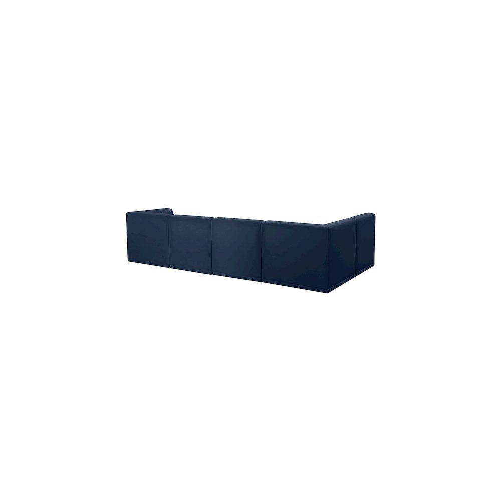 Relax Navy Velvet Modular Sectional