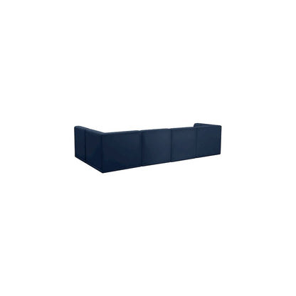 Relax Navy Velvet Modular Sectional