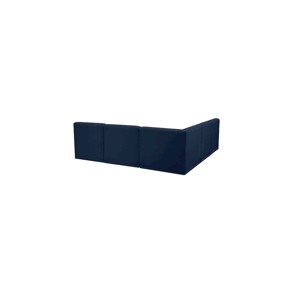 Relax Navy Velvet Modular Sectional