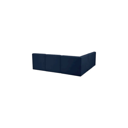 Relax Navy Velvet Modular Sectional