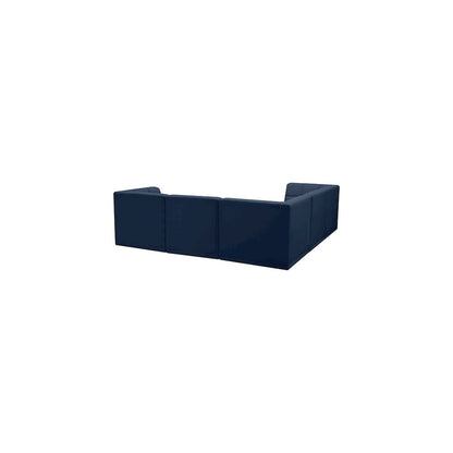 Relax Navy Velvet Modular Sectional