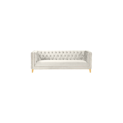 Michelle Cream Velvet Sofa